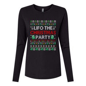 Cpa Lifo The Christmas Party Ugly Accountant Xmas Gift Womens Cotton Relaxed Long Sleeve T-Shirt