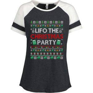 Cpa Lifo The Christmas Party Ugly Accountant Xmas Gift Enza Ladies Jersey Colorblock Tee