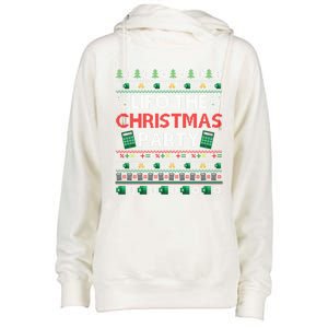 Cpa Lifo The Christmas Party Ugly Accountant Xmas Gift Womens Funnel Neck Pullover Hood