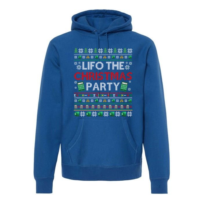 Cpa Lifo The Christmas Party Ugly Accountant Xmas Gift Premium Hoodie