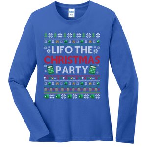 Cpa Lifo The Christmas Party Ugly Accountant Xmas Gift Ladies Long Sleeve Shirt