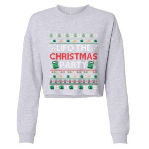 Cpa Lifo The Christmas Party Ugly Accountant Xmas Gift Cropped Pullover Crew