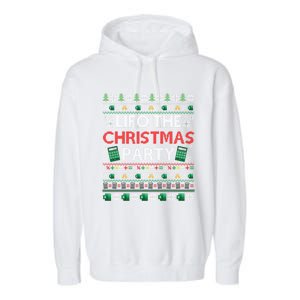 Cpa Lifo The Christmas Party Ugly Accountant Xmas Gift Garment-Dyed Fleece Hoodie