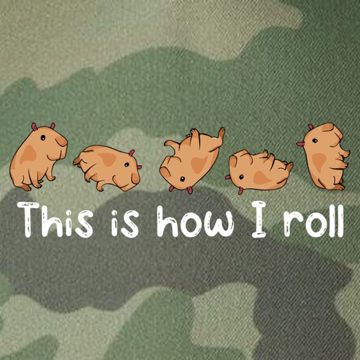 Capybara Lover This Is How I Roll Capybara Gift Legacy Tie Dye Trucker Hat