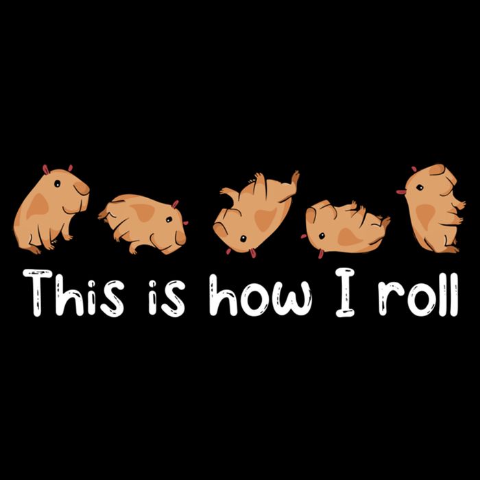 Capybara Lover This Is How I Roll Capybara Gift Performance Shirt