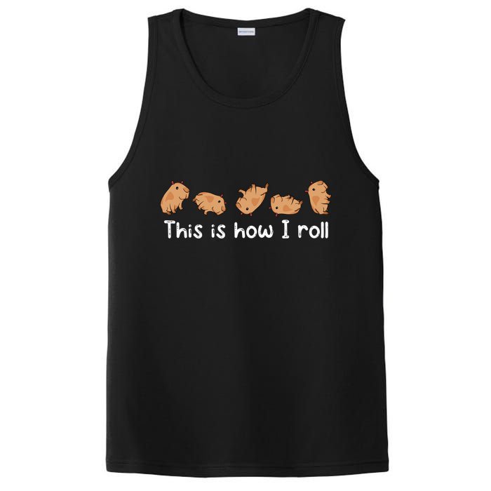 Capybara Lover This Is How I Roll Capybara Gift PosiCharge Competitor Tank