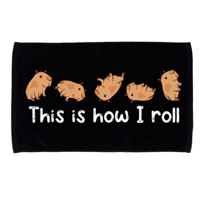 Capybara Lover This Is How I Roll Capybara Gift Microfiber Hand Towel