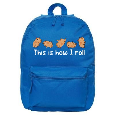 Capybara Lover This Is How I Roll Capybara Gift 16 in Basic Backpack
