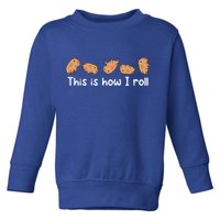 Capybara Lover This Is How I Roll Capybara Gift Toddler Sweatshirt