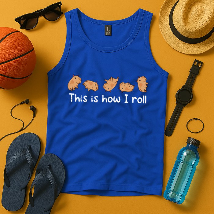 Capybara Lover This Is How I Roll Capybara Gift Tank Top