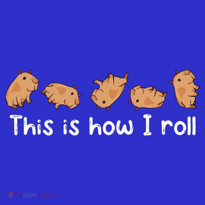Capybara Lover This Is How I Roll Capybara Gift Tank Top