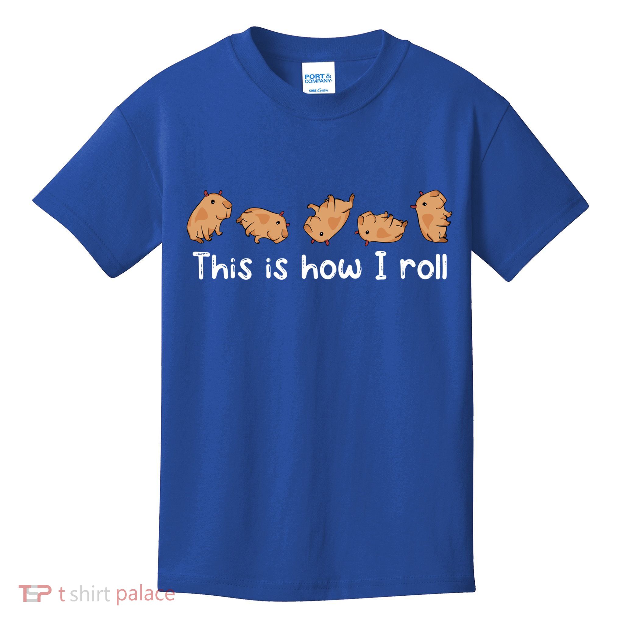 Capybara Lover This Is How I Roll Capybara Gift Kids T-Shirt
