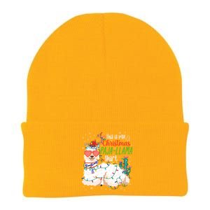 Christmas Llama This Is My Christmas Pajama Funny Gift Knit Cap Winter Beanie