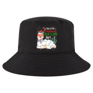 Christmas Llama This Is My Christmas Pajama Funny Gift Cool Comfort Performance Bucket Hat