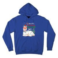 Christmas Llama This Is My Christmas Pajama Funny Gift Tall Hoodie