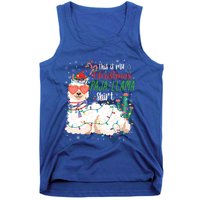 Christmas Llama This Is My Christmas Pajama Funny Gift Tank Top