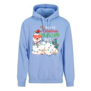 Christmas Llama This Is My Christmas Pajama Funny Gift Unisex Surf Hoodie