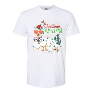 Christmas Llama This Is My Christmas Pajama Funny Gift Softstyle CVC T-Shirt