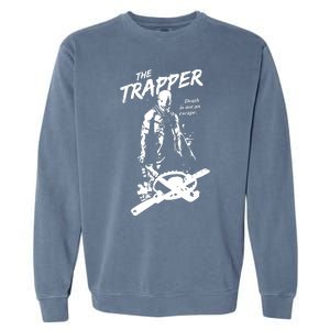 Cam Loso The Trapper Death Is Not An Escape Garment-Dyed Sweatshirt