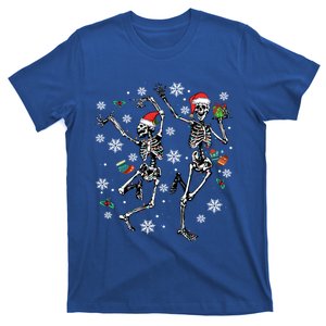 Christmas Lights Tree Hat Ornat Xmas Skeleton Dancing Gift T-Shirt