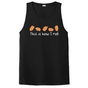 Capybara Lover This Is How I Roll Capybara PosiCharge Competitor Tank