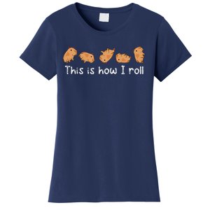 Capybara Lover This Is How I Roll Capybara Women's T-Shirt