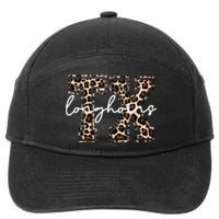 Cheetah Longhorns Tx Longhorn Bella 7-Panel Snapback Hat