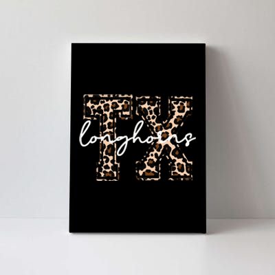 Cheetah Longhorns Tx Longhorn Bella Canvas