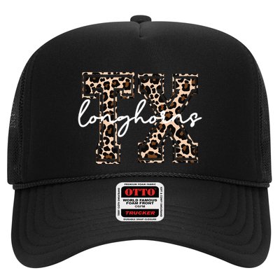 Cheetah Longhorns Tx Longhorn Bella Trucker Hat