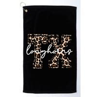 Cheetah Longhorns Tx Longhorn Bella Golf Towel