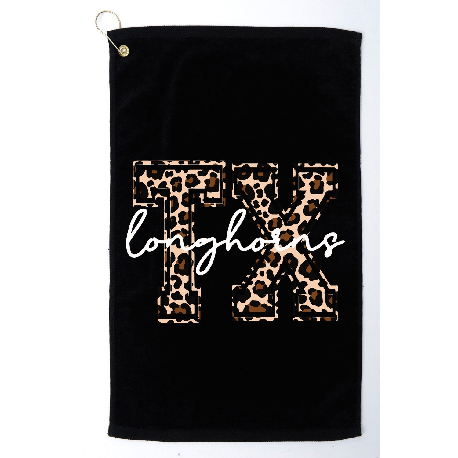 Cheetah Longhorns Tx Longhorn Bella Golf Towel
