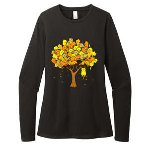 Cat Lover Tree Cute Womens CVC Long Sleeve Shirt