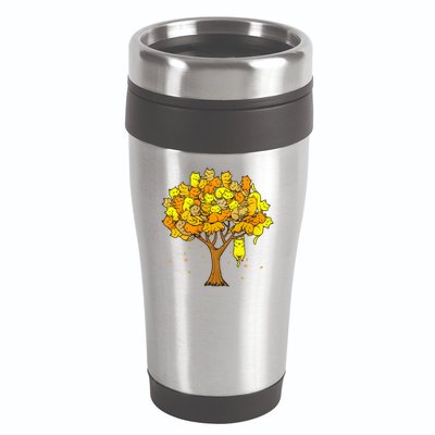 Cat Lover Tree Cute 16oz Travel Tumbler