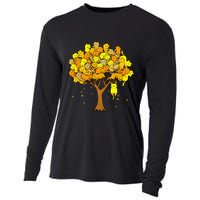 Cat Lover Tree Cute Cooling Performance Long Sleeve Crew