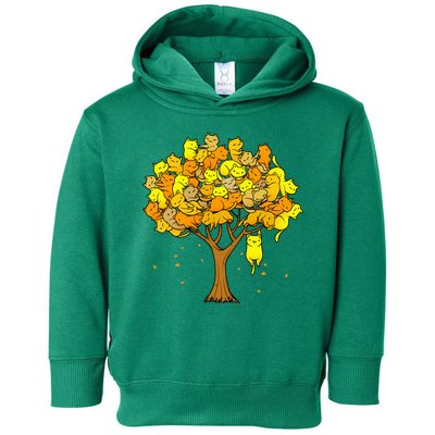 Cat Lover Tree Cute Toddler Hoodie