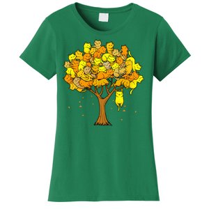 Cat Lover Tree Cute Women's T-Shirt