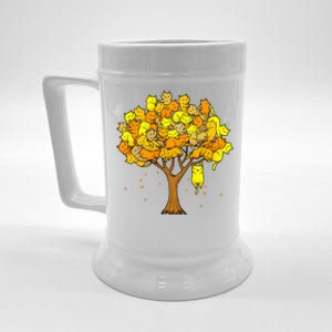 Cat Lover Tree Cute Beer Stein