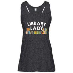 Cool Librarian Themed Art For Women Library Worker Assistant Ladies Essential Flowy Tank