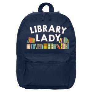 Cool Librarian Themed Art For Women Library Worker Assistant 16 in Basic Backpack