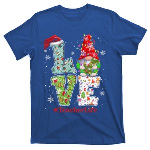 Cute LOVE Tennis Christmas Gnome Xmas Gift For Tennis Lovers T-Shirt