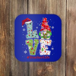 Cute LOVE Tennis Christmas Gnome Xmas Gift For Tennis Lovers Coaster