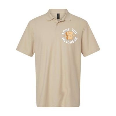 Cute Loaf Thy Neighbor Bread Baking Lover Softstyle Adult Sport Polo