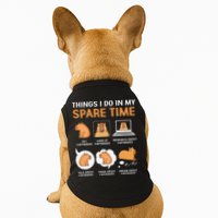 Capybara Lover Things I Do In My Spare Time Doggie Tank