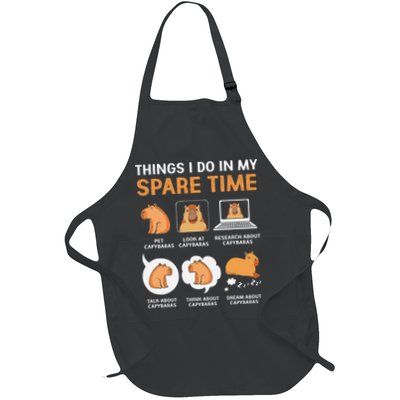 Capybara Lover Things I Do In My Spare Time Apron