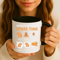 Capybara Lover Things I Do In My Spare Time Mug