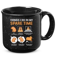 Capybara Lover Things I Do In My Spare Time 15oz Campfire Ceramic Mug
