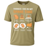 Capybara Lover Things I Do In My Spare Time Performance Shirt