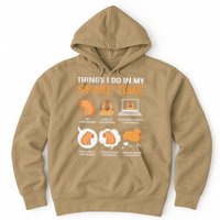 Capybara Lover Things I Do In My Spare Time Hoodie