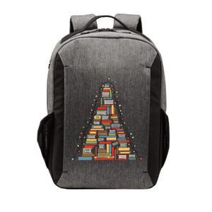 Christmas Library Tree Librarian Book Lover Vector Backpack