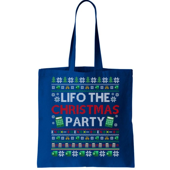 Cpa Lifo The Christmas Party Ugly Accountant Xmas Great Gift Tote Bag